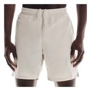 On Running Men's 7" Core Shorts Sand Beige Built-in Liner Medium 1MF1074